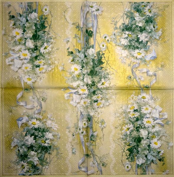 009 Daisies - 3-ply (grün) - Ihr